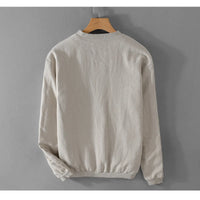 Men’s Cotton Linen Jacket – Casual Travel Stand Collar