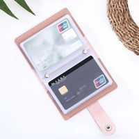 PU Leather Card Holder Wallet – 26 Slots RFID Blocking