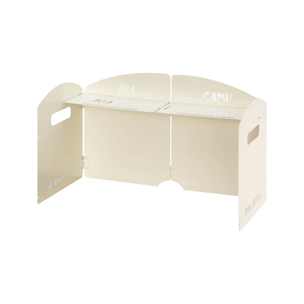 Foldable Gas Stove Windshield for Camping & BBQ