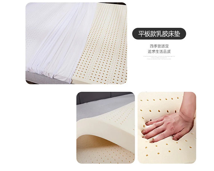 Thailand 100% natural latex mattress massage luxury mat tatami antibacterial home mattress King Queen Twin Full Size