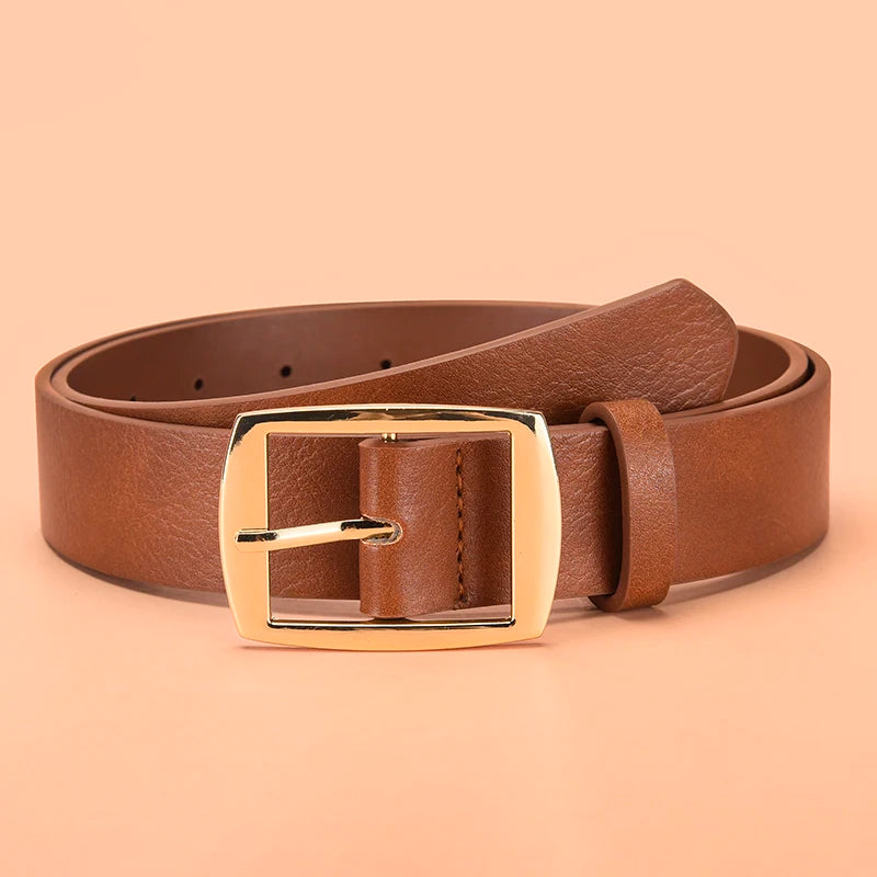 Men’s Metal Pin Buckle Belt – Casual & Business Accessory