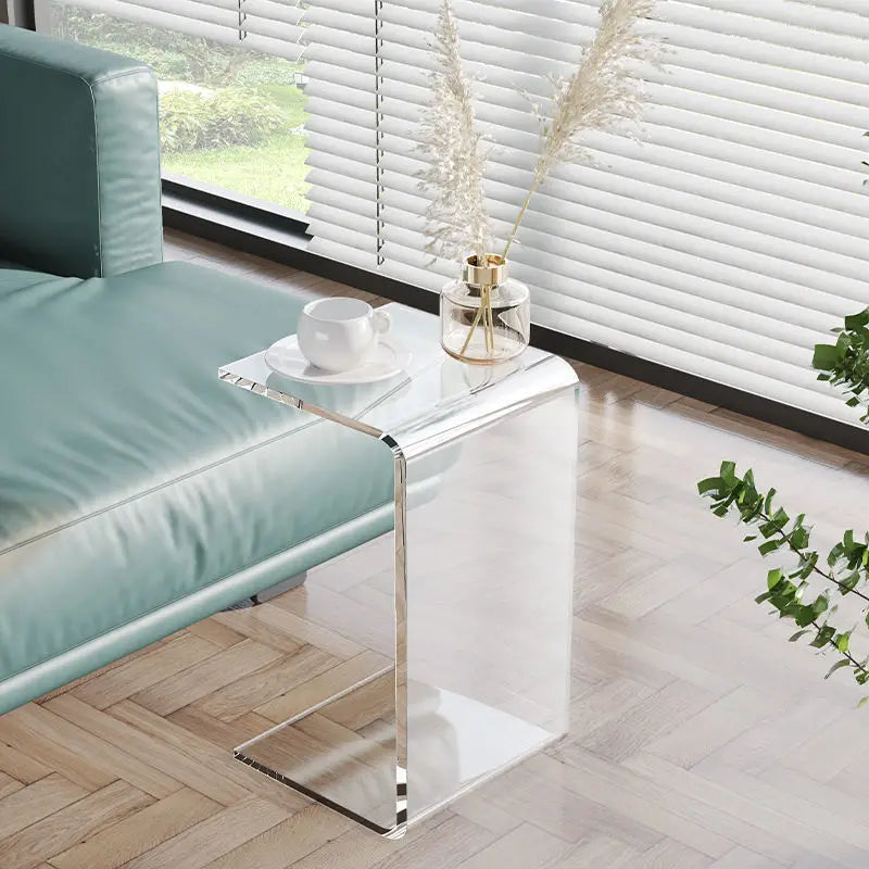 Acrylic Side Table – Modern Transparent Tea Table