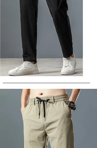 Men’s Ice Silk Stretch Business Casual Pants