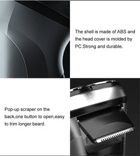 Blackstone Rotary Shaver – USB Rechargeable 3D Beard Trimmer