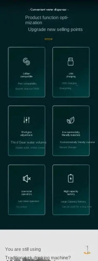 Smart Automatic Water Dispenser 3-gear USB Electric Water Pump With Stand Smart Water Bottle Pump Dispenser For Home Kitchen