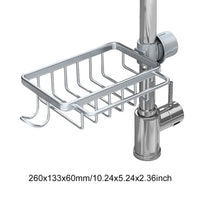 3-Tier Over-the-Sink Kitchen Dish Drying Rack with Cover