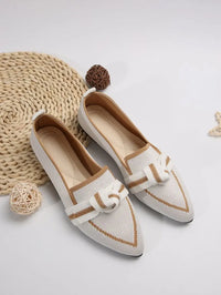 Women's Shoes Loafers Bowtie Ballet Flats Pointed