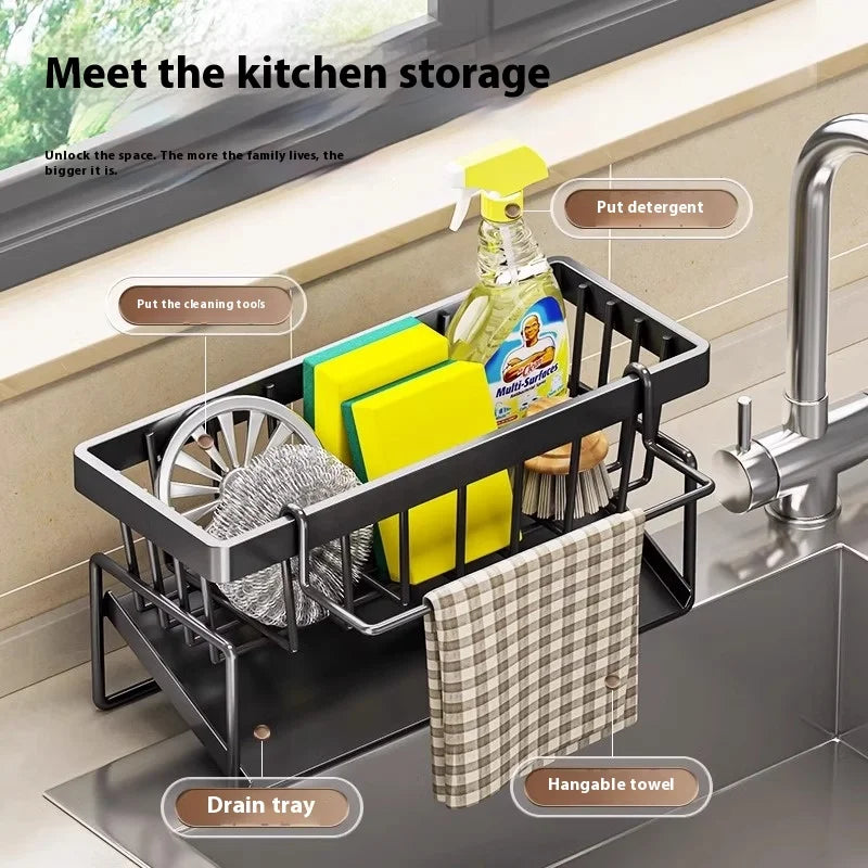 Kitchen Sink Rack Organizer – Storage Shelf Solution