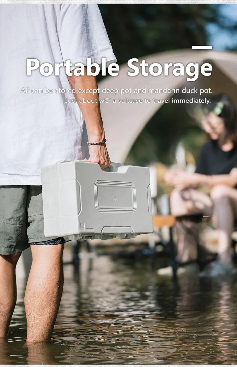 2300W Multifunctional Gas Stove for Outdoor Camping & Hiking