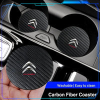 Car Cup Holder Mat Non-Slip Bottle Pad for Citroën