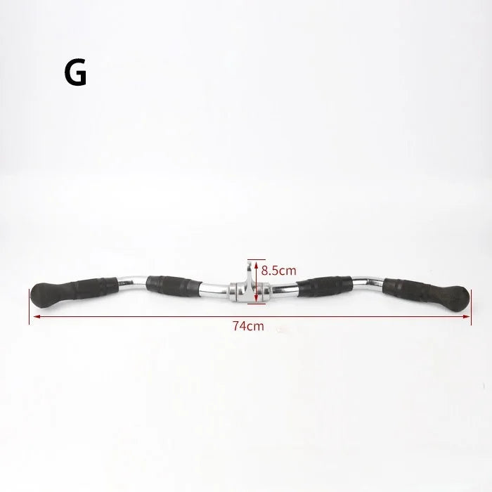 Heavy-Duty Lat Pull Down T-Bar & V-Bar – Gym Attachments