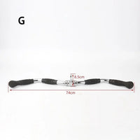 Heavy-Duty Lat Pull Down T-Bar & V-Bar – Gym Attachments