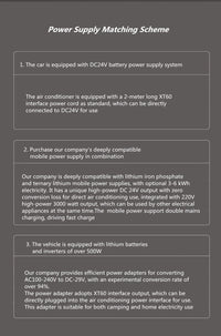 Outdoor Camping No Installation Mobile Air Conditioning Portable Parking Tent No Drainage Mini Refrigeration Air Conditioning