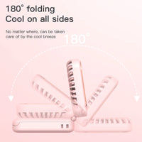 3-in-1 Mini Portable Neck & Handheld Fan with Power Bank