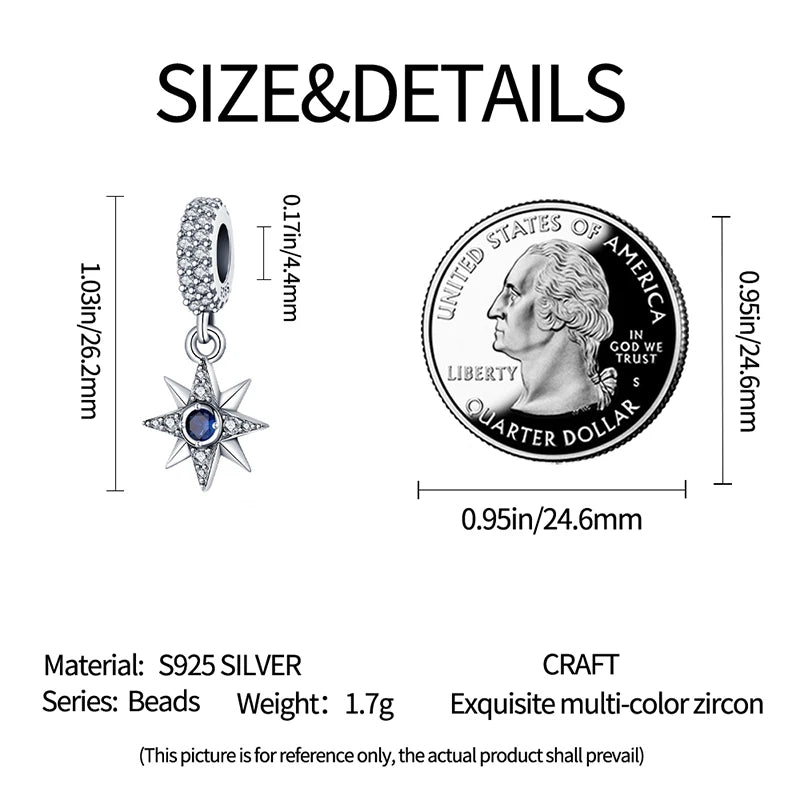 925 Sterling Silver Colorful Koi Pendant Beads Lucky Charm for DIY Bracelets