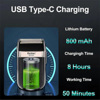 Professional Hair Clipper Kit Electric Trimmer for Men