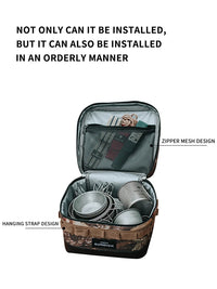 Camping Insulated Bowl & Cup Storage Bag – Outdoor Carry