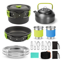 Camping Cookware Set Outdoor Cooking Kit for 2