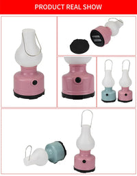 Portable Camping Lights Waterproof Outdoor Camp Lamp 2 Lighting Modes Tent Lamp for Hiking Climbing Yard