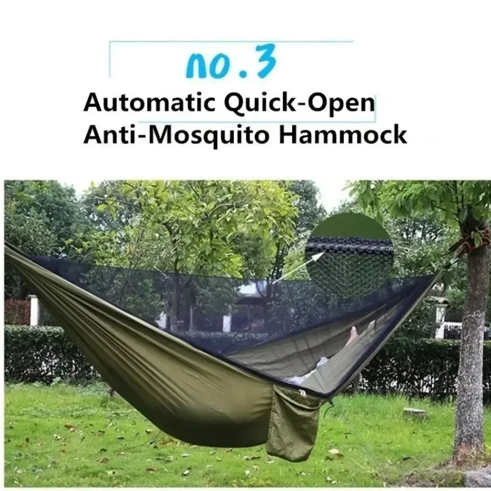 2-Person Camping Hammock with Mosquito Net – Portable Tent