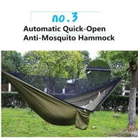 2-Person Camping Hammock with Mosquito Net – Portable Tent
