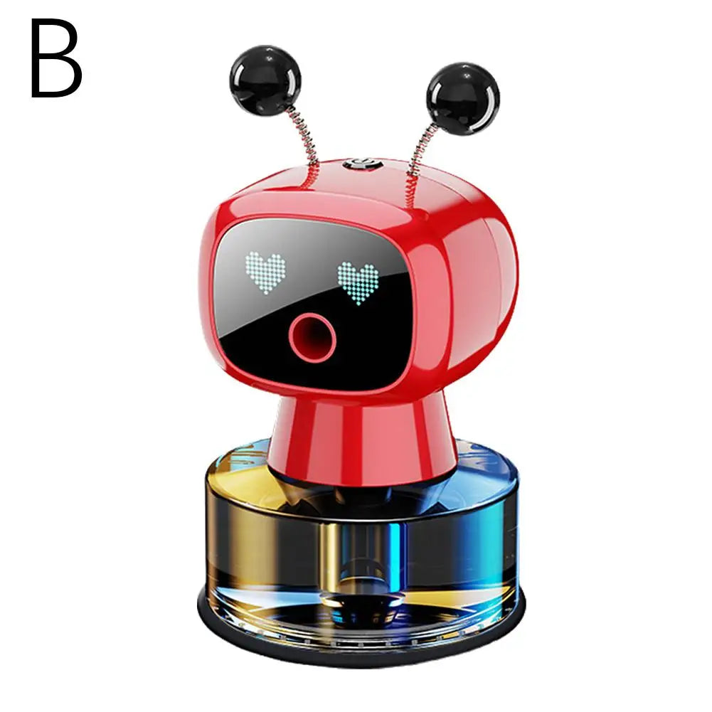 Smart Rechargeable Car Air Freshener,Automatic Aromatherapy Diffuser With Robotic Design,Auto-Spray&Ignition Sensing,Car Decor