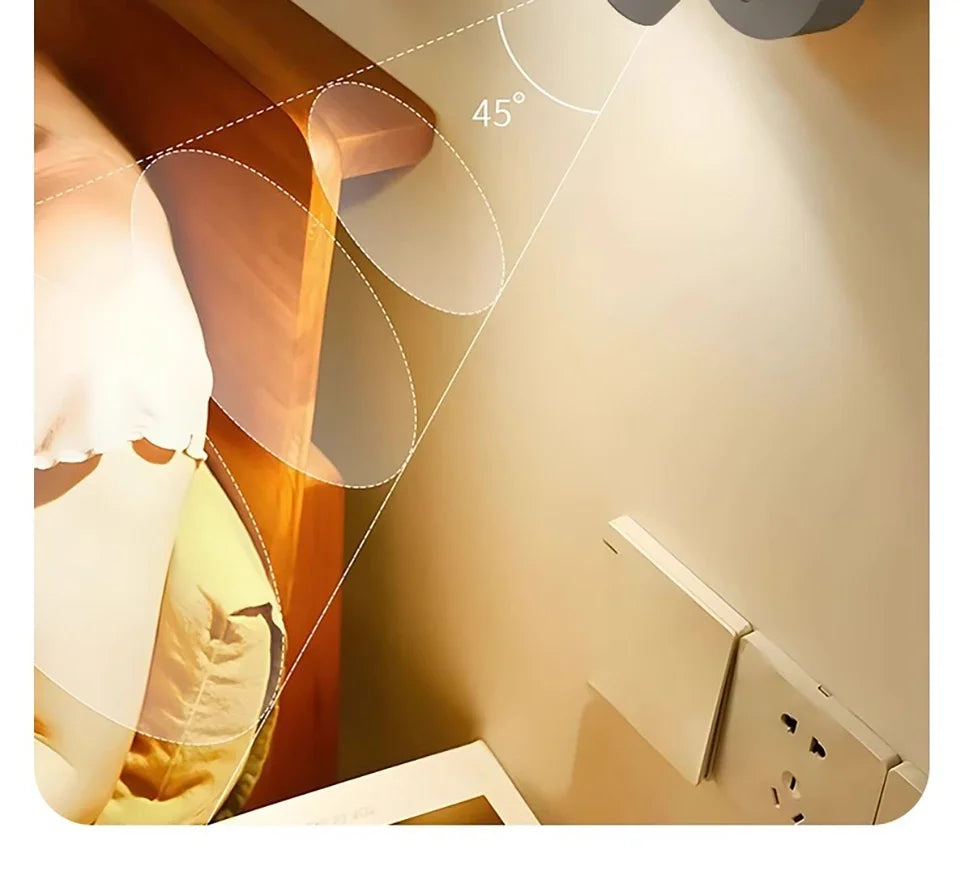 Xiaomi Youpin LED Lamp Household Magnetic Wall Lamp Wireless Rechargeable Movable No Punching Bedroom Bedside Reading Lamp NEW