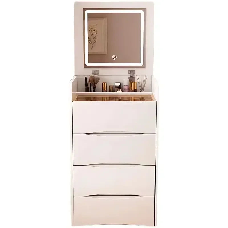 Modern Multi-Functional Dressing Table with Stool