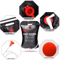 Folding Camping Shower Water Bag 10–20L Portable