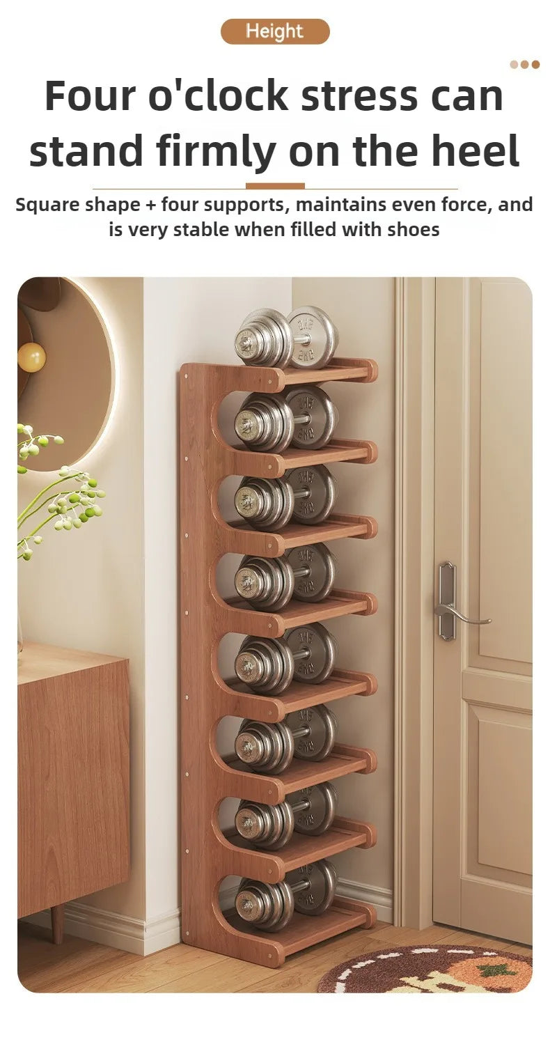 Shoe rack, home dormitory corner, small narrow style, multi-layer storage rack, entrance door, rental shoe cabinet