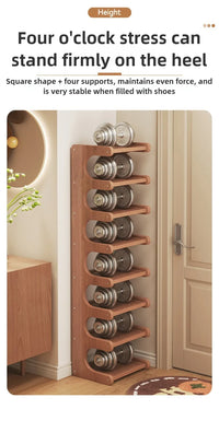 Shoe rack, home dormitory corner, small narrow style, multi-layer storage rack, entrance door, rental shoe cabinet
