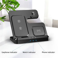 VIKEFON 100W 3 in 1 Wireless Charger Stand For Samsung Fold S22 Untra Galaxy Watch 5 4 3 Active Buds Fast Charging Dock Station