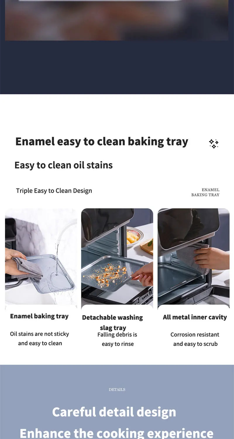 10L Large Electric Air Fryer Oven Oil-Free