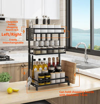 2-Layer Stainless Steel Kitchen Storage & Dish Rack