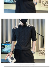 Men’s Business Casual Short Sleeve Shirt