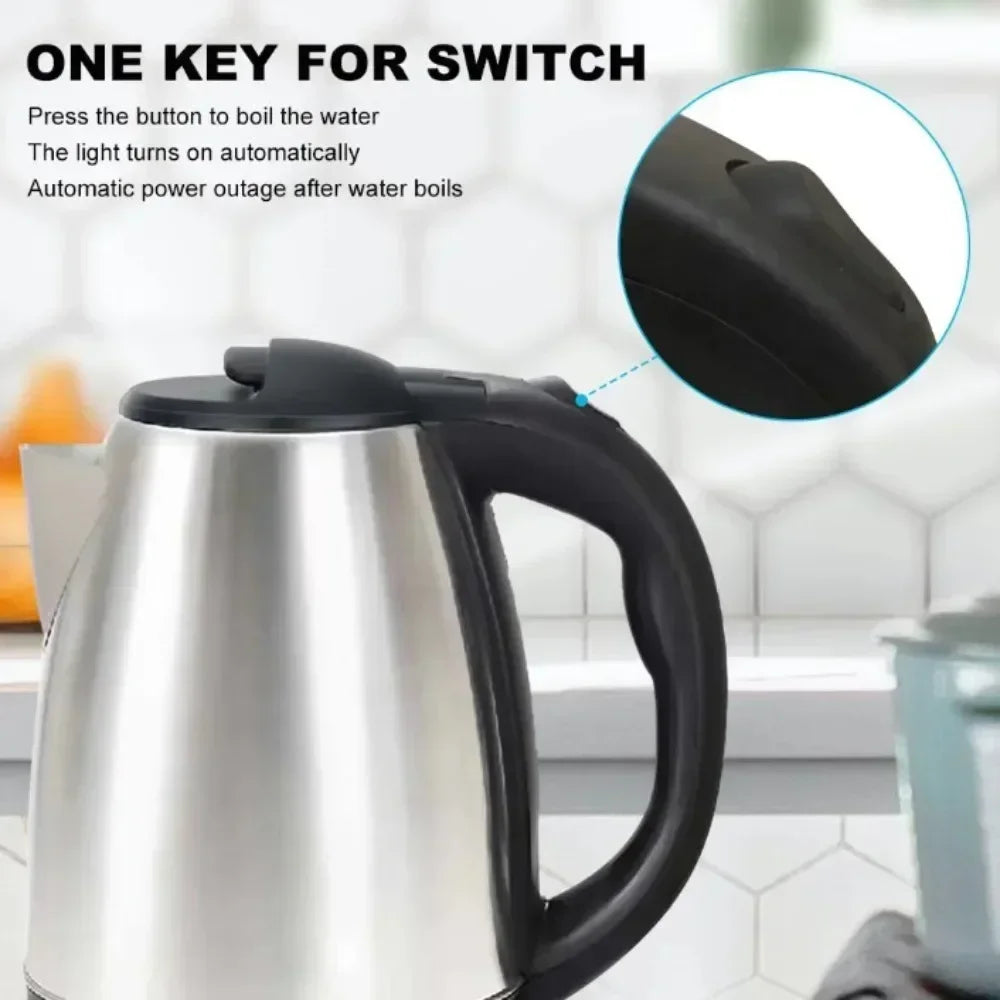 Stainless Steel Smart Kettle 1500W for Tea & Coffee