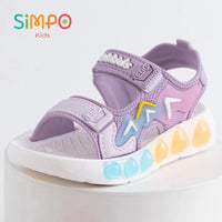 Sport Sandals For Children Breathable Wear-resistant Soft Shoes With Adjustable Velcro Boys & Girls Outdoor Footwear Summer