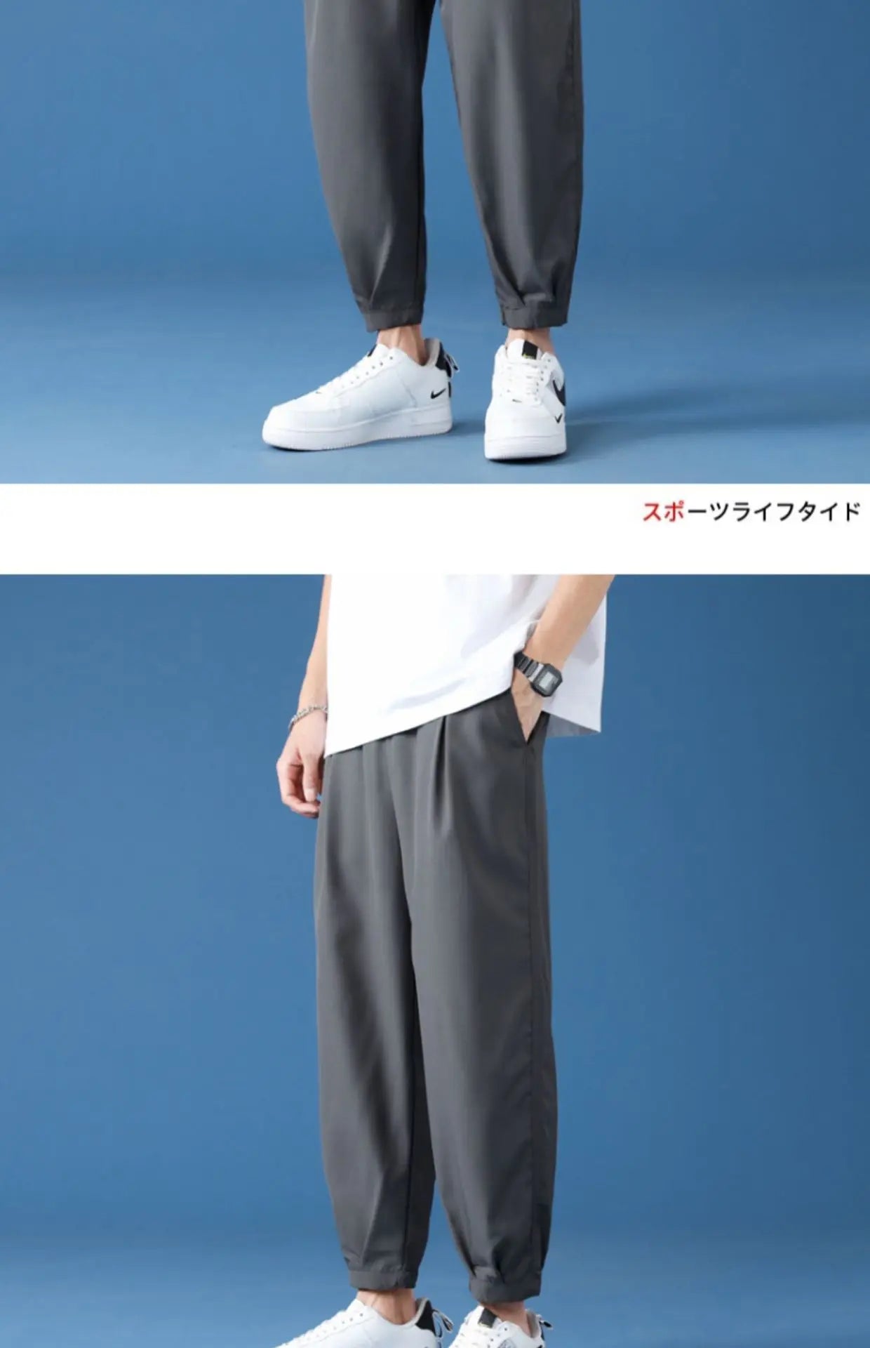 Men’s Cropped Cargo Pants – Lightweight Summer Fashion