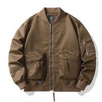 Men’s Cargo Jacket Winter Warm Streetwear