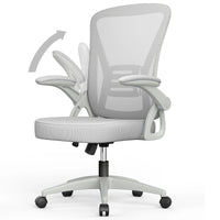 Ergonomic Mesh Office Chair – Lumbar Support & Flip Armrests