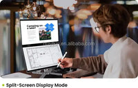 15.6" Tri-Screen Laptop Extender – Touch Dual Display