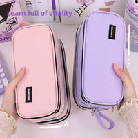 New School Supplies Back to School Essential Pencil Case, Large Capacity Stationery Organizer Student Stationery Box