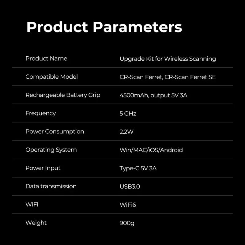 Creality CR-Scan Ferret SE Upgrade Kit – Wireless WiFi6