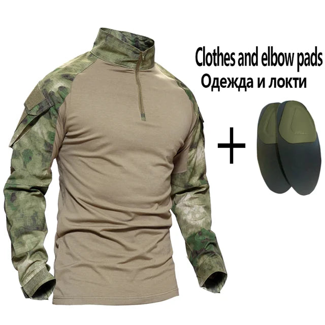 Men’s Tactical Camouflage Combat Suit Set