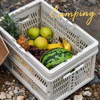 Foldable Camping Storage Basket Large Capacity