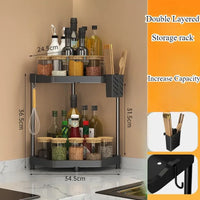 3-Tier Kitchen Seasoning Shelf Spice Countertop Rack
