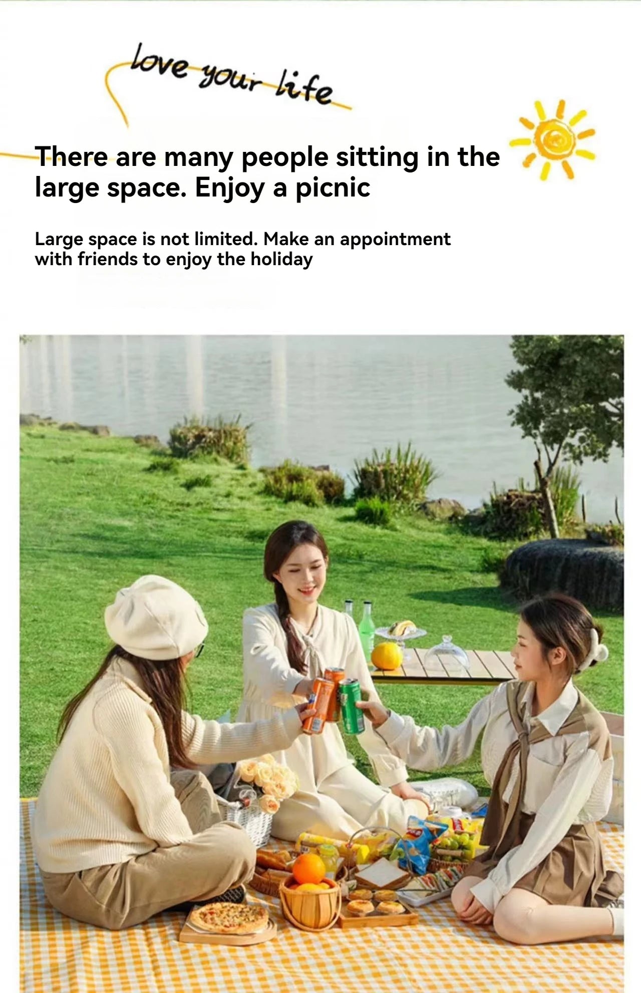 Picnic Mat, Moisture-proof Camping and Picnic Mat, Outdoor Waterproof Portable Beach Mat, Outdoor Spring Outing Mat
