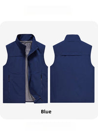 Men’s Winter Fleece Vest – Casual Warm Sleeveless Jacket