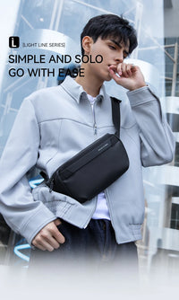 Mark Rydin Ease Pack Sling Leather Crossbody Bag