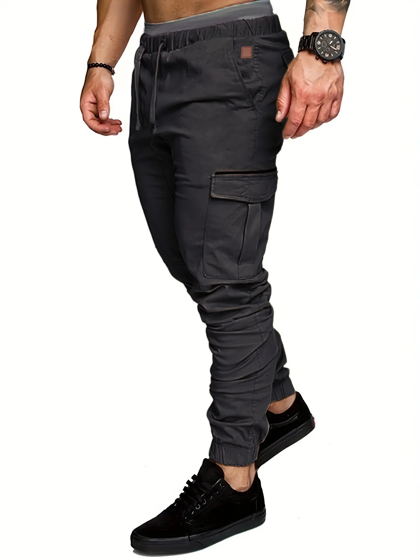 Men’s Tactical Multi-Pocket Cargo Pants Autumn